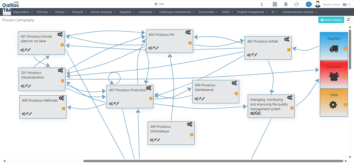 screenshot of Qalitas QHSE